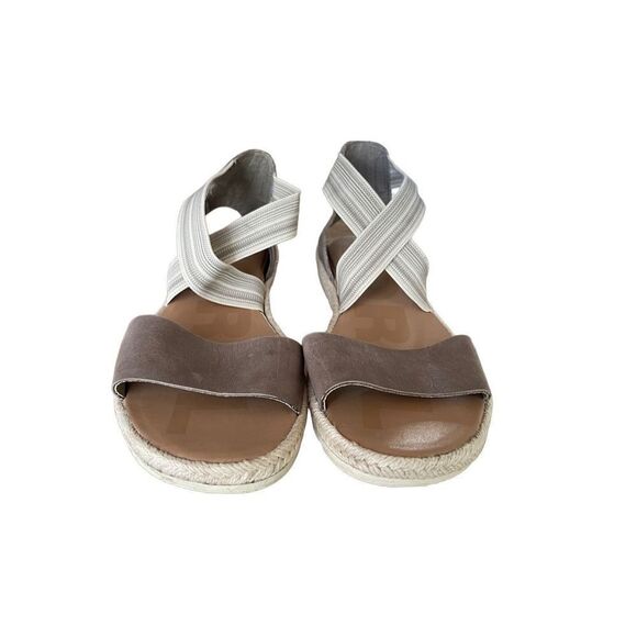 Sorel Womens Tan Khaki Open Toe Ella II Gore Criss Cross Strap Sandals Size 10 - Picture 8 of 11